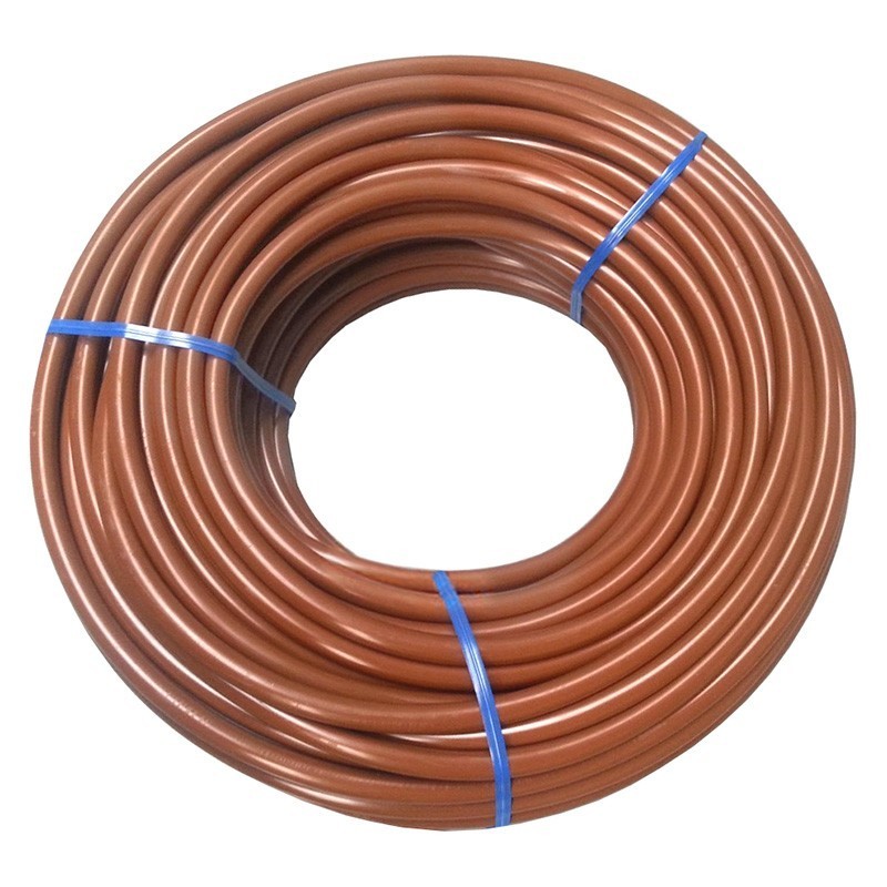 Microtubo PVC flexible 4,5x6,5 marrón