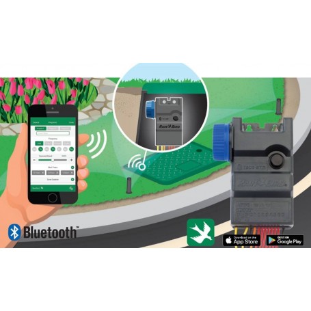 Caja de conexión Rain Bird TBOS-BT LT Bluetooth. Disponible en 1,2,4 y 6 zonas